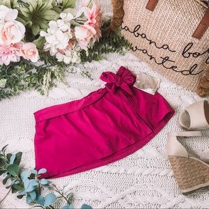 Tommy Bahama Pink Skirted Bikini Bottom XS NWT